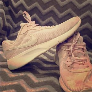 little girl pink Nikes size 2